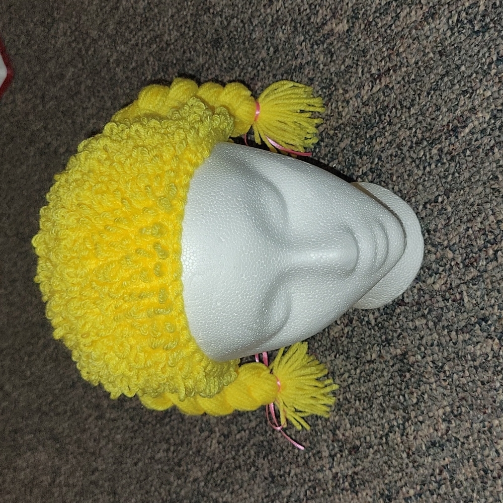 Hand Crocheted doll hat